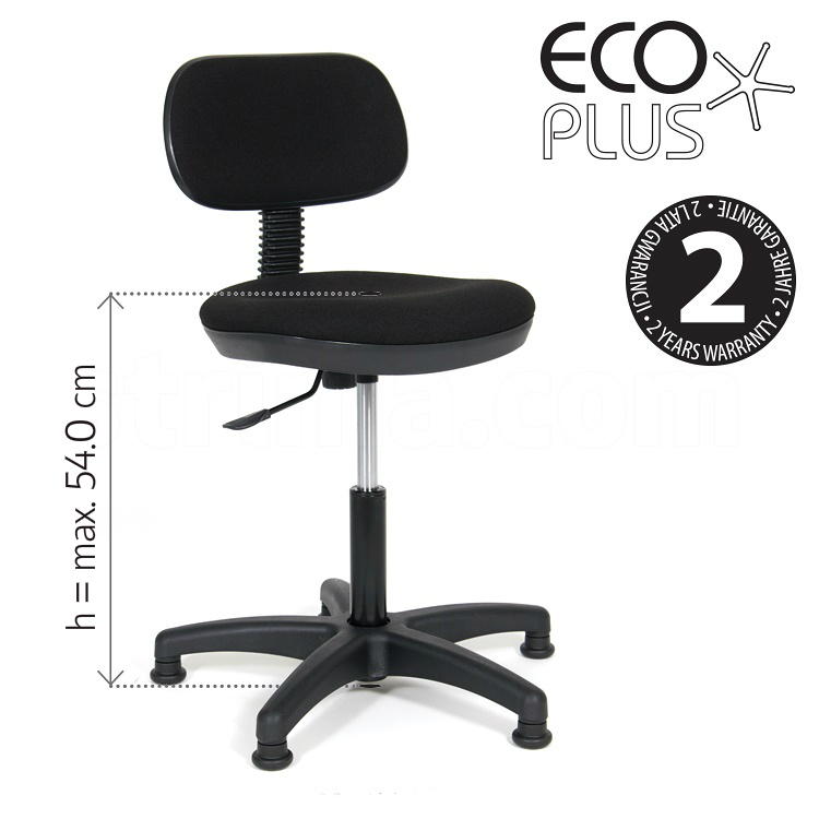 Krzesło ECO PLUS tapicerowane na podnośniku pneumatycznym