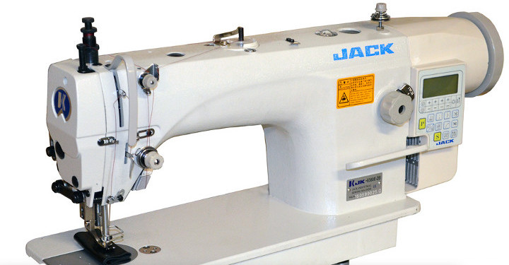 Stebnówka 1-igłowa JACK do ciężkiego szycia/krocząca stopka, silnik servo  w głowicy DD, LED