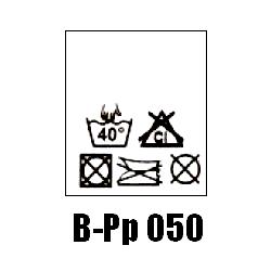 Wszywki przepis prania B-Pp 050, 40°C