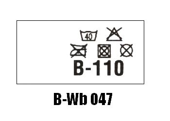 Wszywki biustonoszowe B-Wb 047 B-110