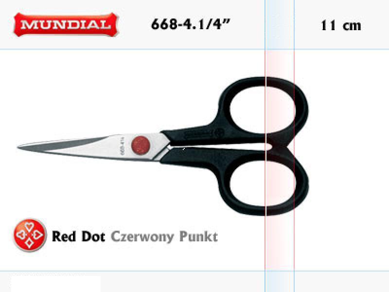 Nożyczki do haftu RED DOT MUNDIAL 668-4.1/4