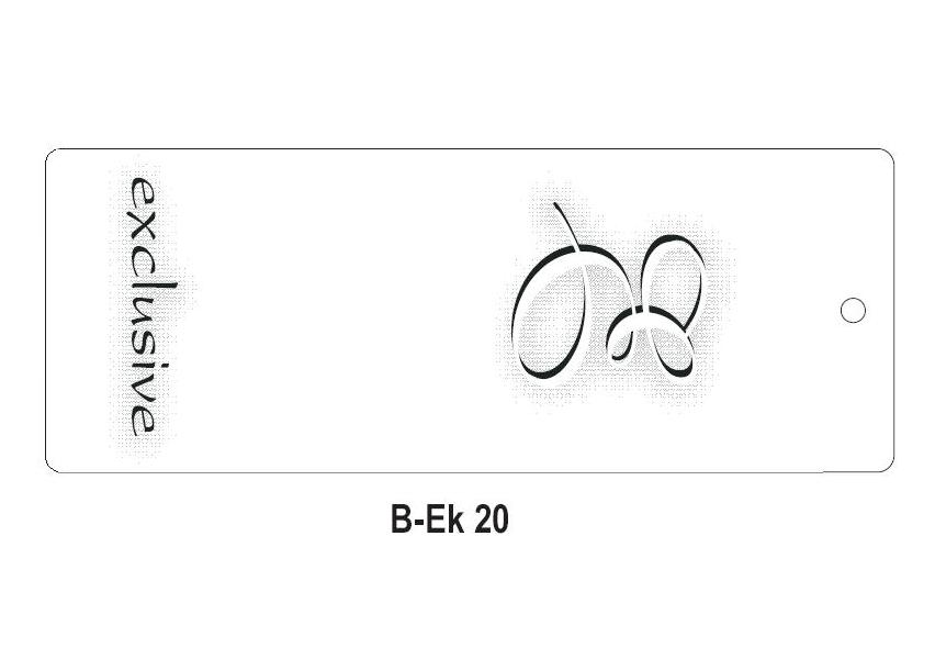 Etykiety odzieżowe B-Ek 20 EXCLUSIVE