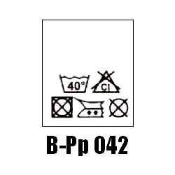 Wszywki przepis prania B-Pp 042, 40°C