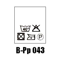 Wszywki przepis prania B-Pp 043, 40°C