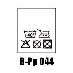 Wszywki przepis prania B-Pp 044, 40°C