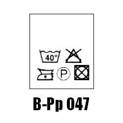 Wszywki przepis prania B-Pp 047, 40°C