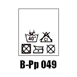 Wszywki przepis prania B-Pp 049, 40°C
