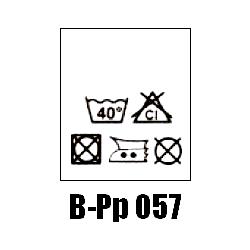 Wszywki przepis prania B-Pp 057, 40°C