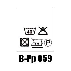 Wszywki przepis prania B-Pp 059, 40°C
