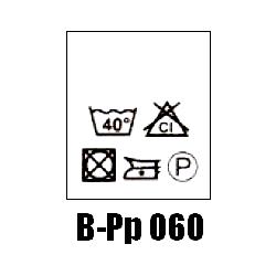 Wszywki przepis prania B-Pp 060, 40°C