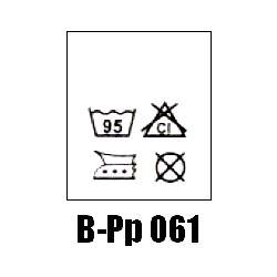 Wszywki przepis prania B-Pp 061, 95°C