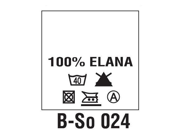 Wszywki surowcowo-ostrzegawcze 100% ELANA, 40°C