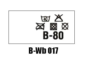 Wszywki biustonoszowe B-Wb 017 B-80