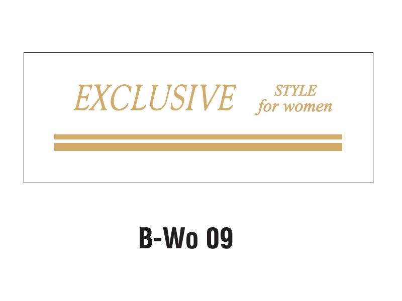 Wszywki ozdobne B-Wo 09 EXCLUSIVE