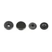 Napy metalowe ALFA 12,5 mm NEW STAR kolor czarny oksyda op.720 szt.