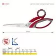 KRETZER FINNY ZIPZAP/HOBBY 782024 - Nożyczki krawieckie, uniwersalne
