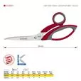 KRETZER FINNY ZIPZAP/HOBBY 782020 - Uniwersalne nożyczki krawieckie