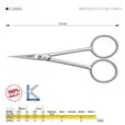 KRETZER ECO CLASSIC 910810 - Nożyczki hafciarskie 10 cm