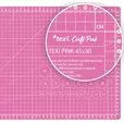 Mata podkładowa, samoregenerująca, dwustronna, różowa, TEXI PINK 45x30 cm