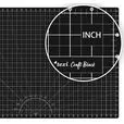 Zestaw do cięcia i krojenia TEXI CRAFT BLACK 90x60 cm