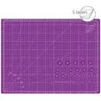Zestaw do cięcia i krojenia TEXI CRAFT PURPLE 60x45 cm