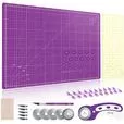 Zestaw do cięcia i krojenia TEXI CRAFT PURPLE 60x45 cm