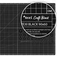 Zestaw do cięcia i krojenia TEXI CRAFT BLACK 90x60 cm