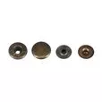 Napa metalowa 12.5mm stare złoto madis