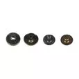 Napa metalowa 12.5mm stare złoto madis