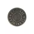 Guzik jeans 17mm ciemny srebrny madis