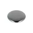 Napa metalowa ciemna srebrna 15mm madis