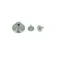 Guzik jeans obrotowy 17mm srebrny madis