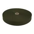 Taśma lamówka dziana 25mm kolor zielony khaki 50mb