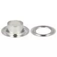 Oczko metalowe 12mm 12DP srebrny madis