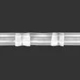Taśma firanowa 22mm 8763/22/II marszczenie 1:2 (2 fałdy)