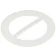 Klamra plastikowa 34mm ozdobna - kółko