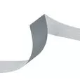 Taśma odblaskowa szara 20mm - średnie tkaniny