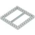 Klamra plastikowa 40mm ozdobna