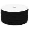 Guma okrągła kapeluszowa 1.2mm kolor czarny 50mb