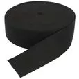 Guma dziana 50mm kolor czarny 25mb