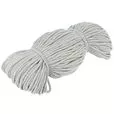 Sznurek bawełniany 5mm kolor szary jasny 100mb