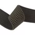 Guma szelkowa 40mm kolor khaki 25mb