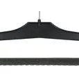 Wieszak ubraniowy uniwersalny z gąbkowaną poprzeczką i zaczepami 36 cm op. 20szt.