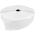 Rzep 50mm NYLON pętelka BIAŁY NATURAL JL162 /krążek-25mb/madis