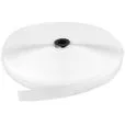 Rzep 20mm NYLON pętelka BIAŁA NATURAL /krążek-25mb/madis