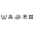 symbole prania i prasowania Nici do szycia Cotto 80 zestaw (5x500m) ZIEMIA (EARTH)