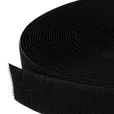 Rzep 30mm NYLON haczyk CZARNY /karton-800m/madis