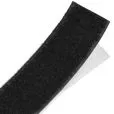 Rzep 50mm z KLEJEM pętelka CZARNY 100% NYLON /karton-500m/madis