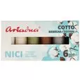 Nici bawełniane Cotto 80 zestaw (6x170m) ZIEMIA (EARTH)