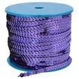Taśma cekinowa 6mm kolor fioletowy 90mb
